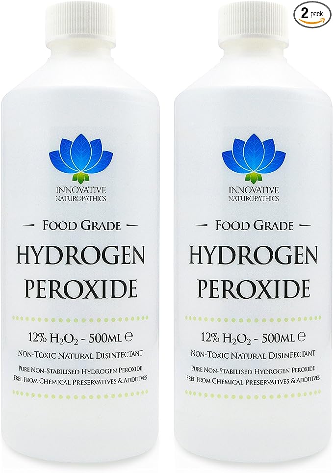 hydrogen peroxide in ice bath